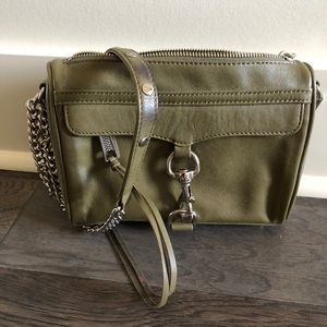 Green Rebecca Minkoff Mini M.A.C. Crossbody
